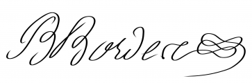 Signature de Barthélemy Bordes (1766 - 1840)