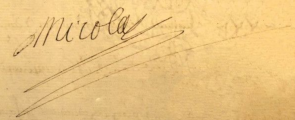 Signature de Jean Aymar de Nicolaÿ (1658 - 1737)