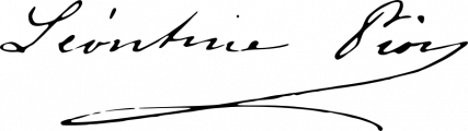 Signature of Léontine Pion (1868 - 1955)