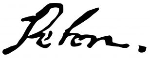 Signature de Pierre Ier de Russie (1672 - 1725)