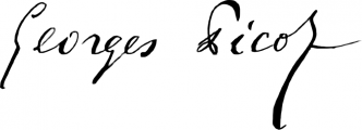 Signature of Georges Picot (1838 - 1909)