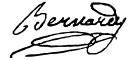 Signature de Jean de Bernardy de Valernes (1745 - 1806)