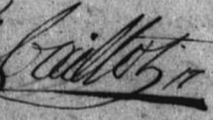Signature de Louis Baillot (1770 - 1836)