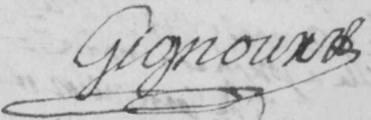 Signature de Géraud Gignoux