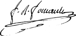 Signature de François Foucault (1771 - 1843)
