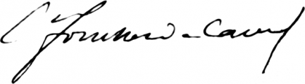 Signature de Louis Alexandre Foucher de Careil (1826 - 1891)