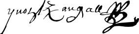 Signature de Yvon Kerangall (1651 - 1721)
