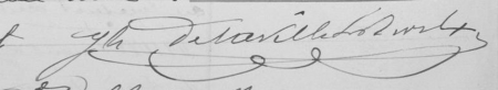 Signature de Joseph Louis Marie de La Ville Le Roulx (1853 - 1910)