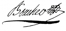 Signature de Pierre François Boucher (1759 - )