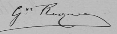 Signature de Gustave Roque (1834 - 1897)