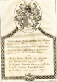 Signature de Denis de Laverne de Rodes ( - 1677)