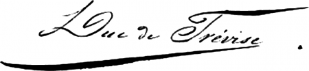 Signature de Napoléon Mortier de Trévise (1804 - 1869)