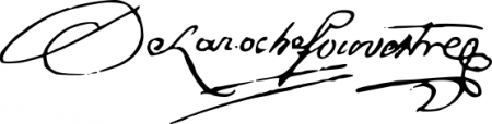 Signature de Pierre Souvestre de La Roche (1701 - 1773)
