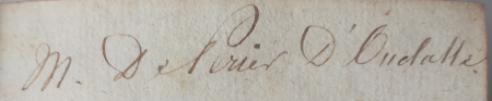 Signature de Antoine de Perier (1751 - 1844)