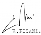 Signature de Edgard Pisani (1918 - 2016)