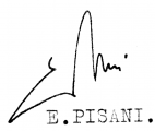 Signature of Edgard Pisani (1918 - 2016)