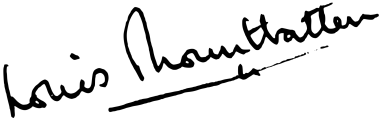 Signature de Louis Mountbatten (1900 - 1979)