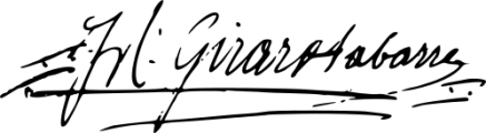 Signature de Jacques René Girard (1765 - 1837)