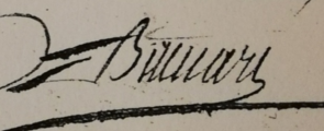 Signature de Nicolas Billecart (1735 - 1803)