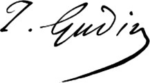 Signature de Théodore Gudin (1802 - 1880)