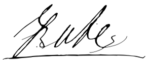 Signature of John Stuart (1713 - 1792)