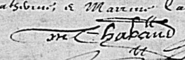 Signature de Michel Thabaud