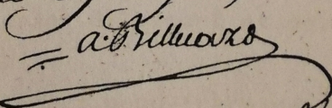 Signature de Alexandre Billecart (1751 - 1808)