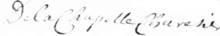 Signature de Jeanne Charretier