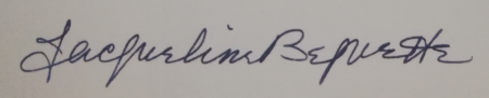 Signature de Jacqueline Bordes (1894 - 1981)