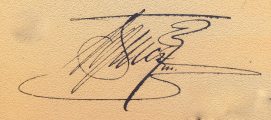 Signature de Boris III de Bulgarie (1894 - 1943)