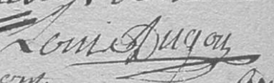 Signature de Élie Dugon (1787 - 1869)