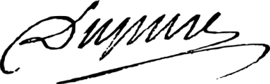 Signature of Claude Dupuy (1734 - 1794)