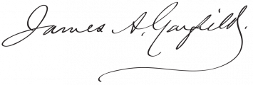 Signature de James A. Garfield (1831 - 1881)