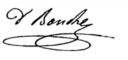 Signature de Désirée Boucher (1836 - 1915)