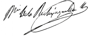 Signature de Henri du Vergier de La Rochejaquelein (1805 - 1867)