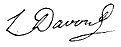 Signature de Louis-Nicolas Davout d'Auerstaedt (1770 - 1823)