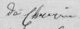 Signature de Noémie de Charrin (1816 - 1888)