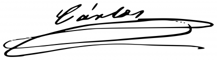 Signature de Carlos VII (1848 - 1909)