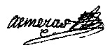 Signature de Joseph Alméras (1675 - 1712)