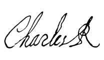 Signature de King Charles I (1600 - 1649)