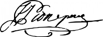 Signature de Jean Jacques Pion (1750 - 1787)