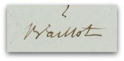 Signature de Antoine - Raymond Baillot de Farals (1741 - 1818)