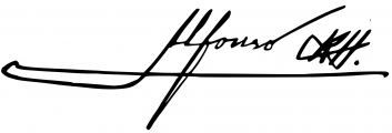 Signature de Alphonse XIII d'Espagne (1886 - 1941)