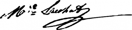 Signature de Marie Lechat (1842 - 1915)