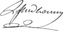 Signature de Louis Marie Prudhomme (1753 - 1830)
