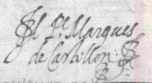 Signature de Ferdinando I Gonzaga (1544 - 1586)