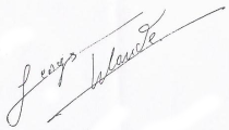 Signature de Georges Irlande (1947 - 2000)