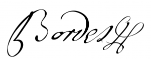 Signature de Jean Bordes (1706 - 1760)