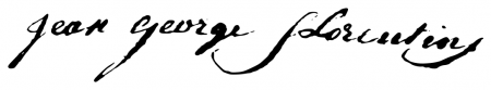 Signature de  Saint Georges (1735 - 1820)