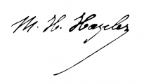 Signature de Henri Hazeler (1862 - 1924)
